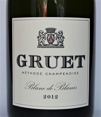 750ml bottle of 2012 Gruet Blanc de Blancs sparkling wine from New Mexico USA