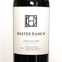 750 ml bottle of Halter Ranch Ancestor Estate Reserve 2019 Red Wine Blend from Paso Robles California