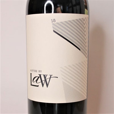 2018 Law Estate Wines Aspire 750ml bottle of red wine blend Syrah Grenache from Paso Robles California