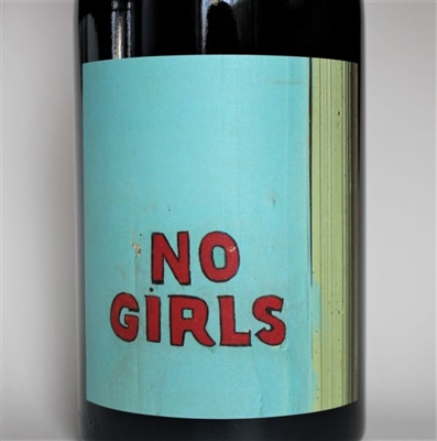 750ml bottle of 2016 No Girls Syrah from the La Paciencia Vineyard in Walla Walla Valley of Washington State