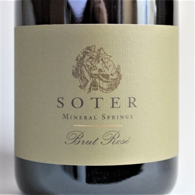 750ml bottle of 2016 Soter Vineyards Mineral Springs Ranch Brut RosÃ© from the Yamhill-Carlton District AVA of Willamette Valley Oregon