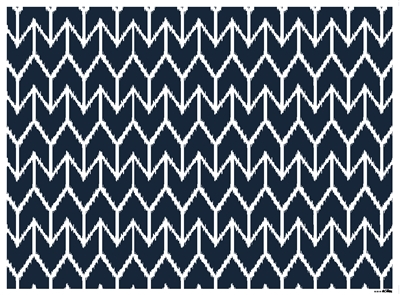 Ikat Placemats available in aqua blue bahama blue midnight navy rose pink