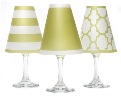 Nantucket White Wine Glass Shades by di Potter