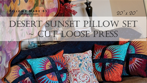 Cut Loose Press ~ Desert Sunset Pillow Set