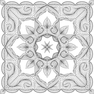 Frozen Fountain Quilting Pattern