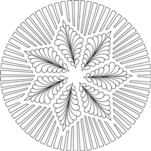 Scandinavian Snowflake Quilting Pattern
