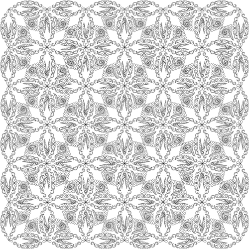 Bali Wedding Star Quilting Pattern