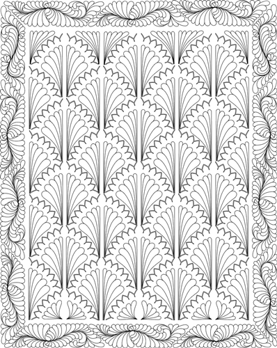Clamshell Quilting Pattern