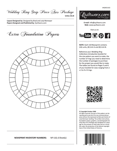 Wedding Ring Strip Piece Arcs Package