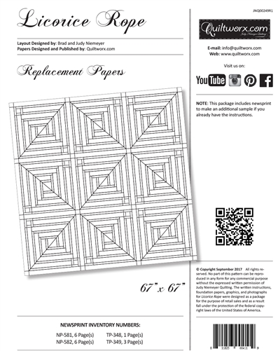 Licorice Rope Replacement Papers