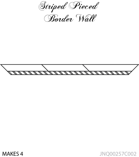 JNQ00257C002 Striped Pieced Border Wall