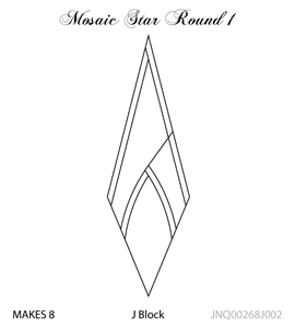 JNQ00268J002 Mosaic Star Round 1