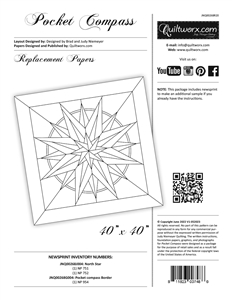 Pocket Compass Replacement Papers