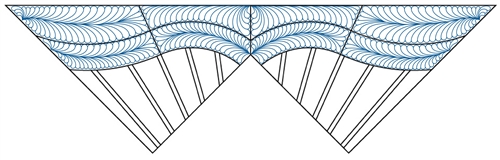 JNQ00269B001DQD Wrought Iron Fence Quilting Pattern