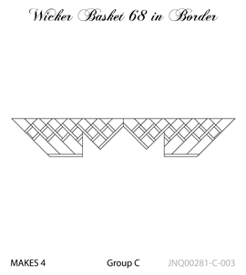 JNQ00281C003 Wicker Basket 68 in Border