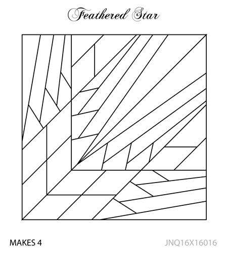 JNQ16X16016 Feathered Star