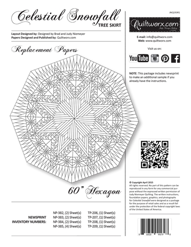 Celestial Snowfall Replacement Papers