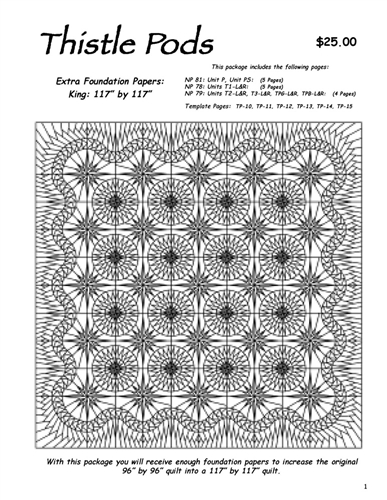 Thistle Pods King Size Extra Papers