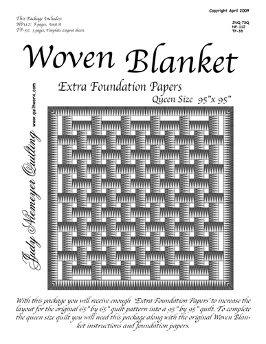 Woven Blanket Queen Extra Papers
