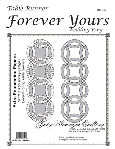 Forever Yours Table Runner Extra Foundations DISCONTINUED