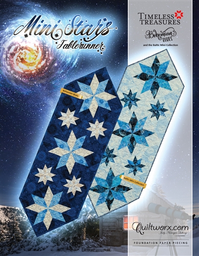 Mini Stars Table Runner Pattern