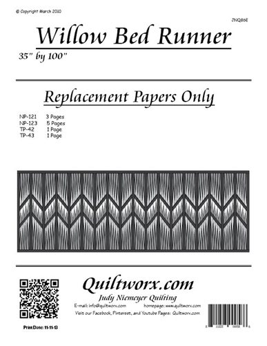Willow Bed Runner Replacement Papers