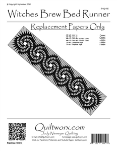 Witches Brew Bed Runner Replacement Papers