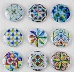 Set of 9 Wildflower Magnets