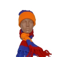 Armenian Knit Hat/Scarf Combo