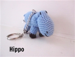 Animal Keychain - Hippo