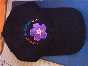 Armenian ForgetMeNot Hat Black