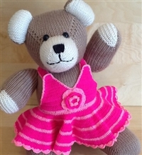 Dressed Small Bear Beige 4