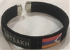Artsakh Embroidered Bracelets - BLACK