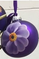 Armenian ForgetMeNot- Small PURPLE Ornament