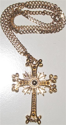 Armenian Gold Plated Cross with Chain