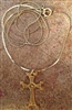 Armenian Gold Plated (Smaller) Cross with Chain