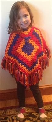 Armenian Knit Kids Poncho