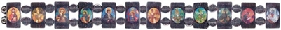 Armenian Orthodox Icon Bracelet (Hematite)