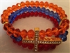 Armenian Tricolor Cross Bracelet