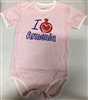 Baby Onesie - Pomegranate Pink
