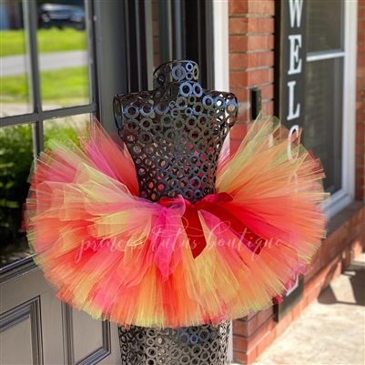 fruit cocktail rainbow colored tutu