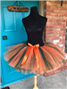 orange and hunter green  tutu