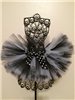 black and white tutu