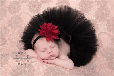 solid black tutu