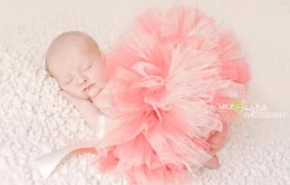 coral and ivory tutu