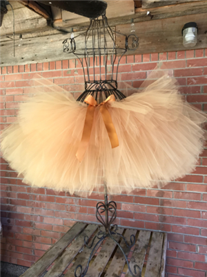 Old gold dual length tutu