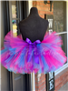 Purple, turquoise and fuchsia tutu