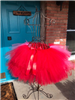 red with shocking pink dual length tutu