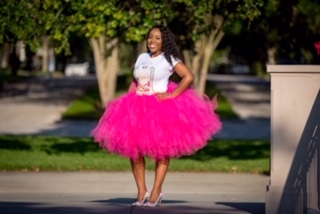 fuchsia dual length tutu