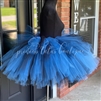 Smoke blue and black tutu